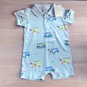 NWT The Beaufort Bonnet Company Romper 12-18 Months